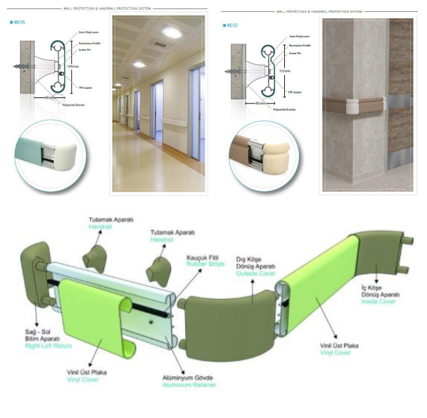 Hospital bed and medical furniture