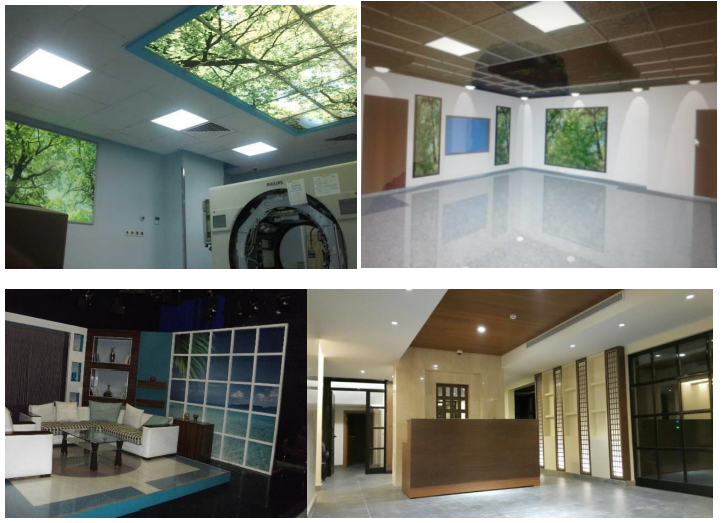 Patient room with medical equipment