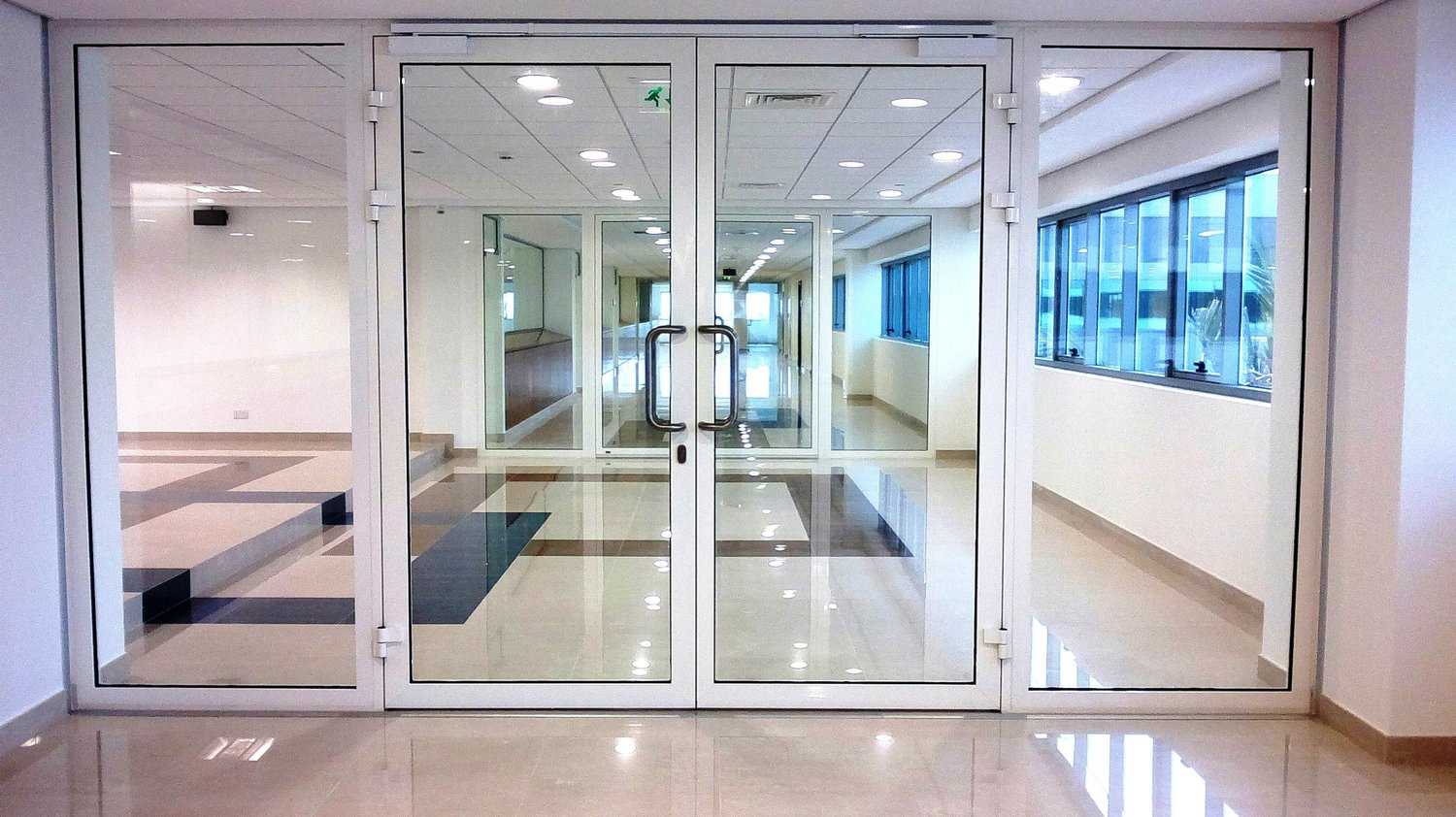 Glass doors